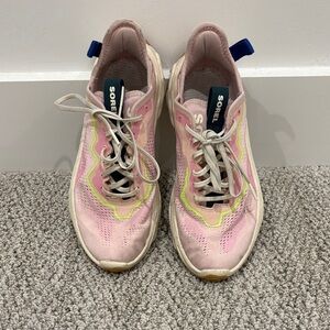 Sorel Pink and Yellow Athletic Shoes